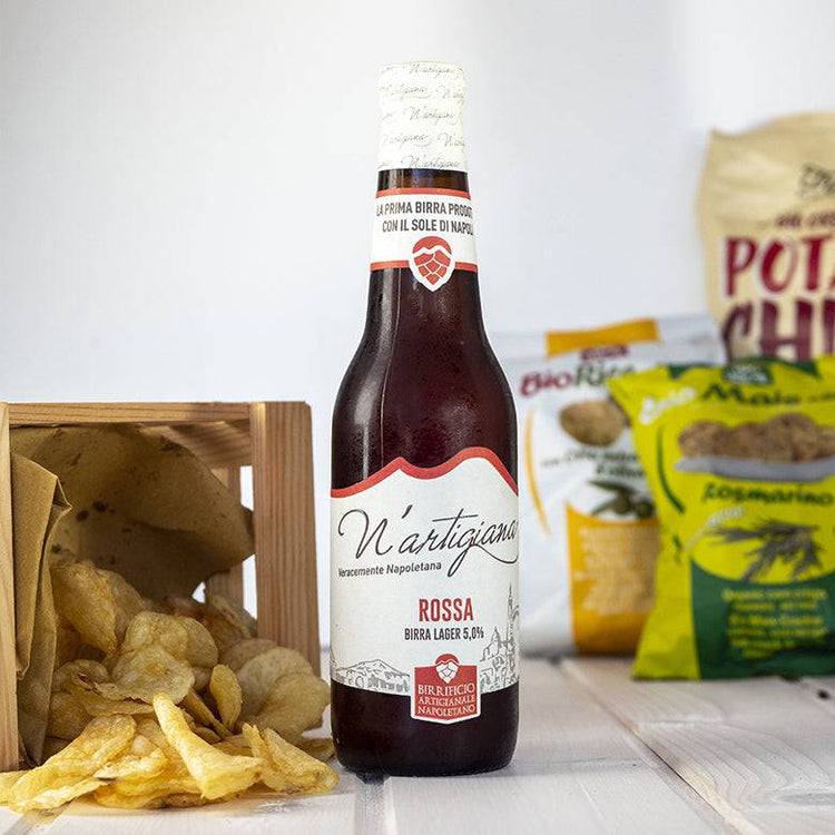 Birra n'artigiana rossa 33cl - Lager scura 5% - Birrificio Artigianale Napoletano - La Bottega di Fuori di Zucca