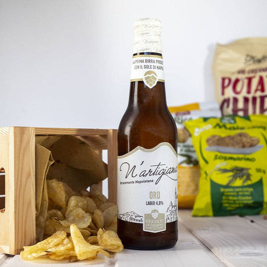 Birra n'artigiana oro 33cl - Lager 4,8% - Birrificio Artigianale Napoletano - La Bottega di Fuori di Zucca