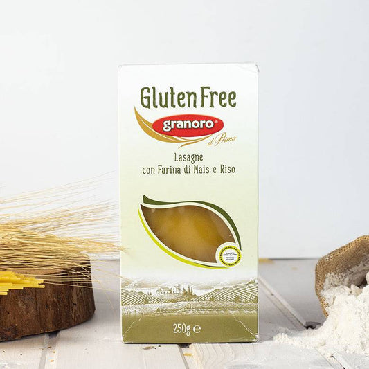 Pasta senza glutine con farina di mais e riso "Lasagne" 250g - Granoro - La Bottega di Fuori di Zucca